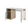 Bureau enfant moderne chêne/blanc Gabin