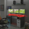 Bureau informatique gamer moderne anthracite Ranger