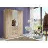 Armoire adulte contemporaine 135 cm Albertine