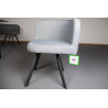 Ensemble table et 4 chaises design bois et métal Jonace