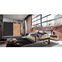 Chambre adulte industrielle chêne/anthracite Michigan