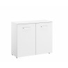 Commode contemporaine blanche 93 cm Doroty