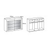 Armoire adulte industrielle chêne/graphite Pandore