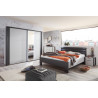 Chambre adulte moderne gris/anthracite Viennes