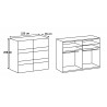 Armoire adulte moderne Archie