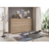 Armoire-lit contemporaine horizontale Jawal