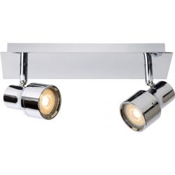 Spot moderne en métal 2 LED Ø10 cm Steel