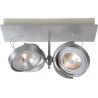 Spot moderne led en métal 2 spots Cliffer