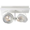 Spot moderne led en métal 2 spots Cliffer