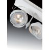 Spot moderne led en métal 2 spots Cliffer