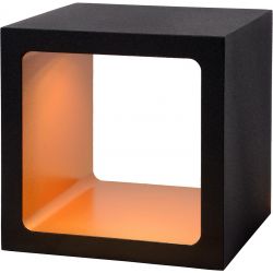 Lampe à poser design tactile led en métal Cubik