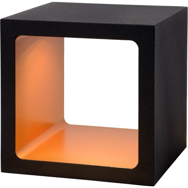 Lampe à poser design tactile led en métal Cubik