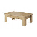 Table basse contemporaine coloris chêne Ludovic