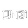 Armoire adulte contemporaine 250 cm Pekin
