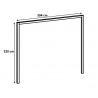 Passe-partout pour armoire portes battantes Pekin