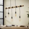 Suspension moderne en bambou 5 lampes Corentin