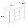 Buffet/bahut scandinave 120 cm Juliana