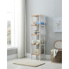 Etagère de rangement H 140 cm style nature Wood