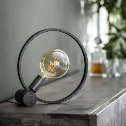 Lampe sur pied en bois de manguier et métal Loulou