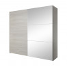 Chambre adulte contemporaine gris clair Vincent