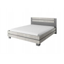 Lit adulte contemporain gris clair Vincent