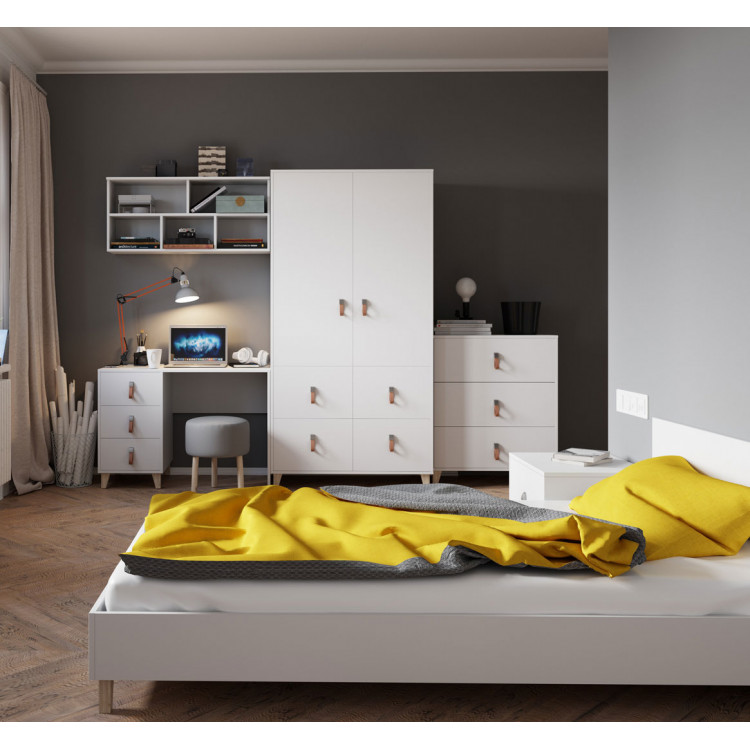 Chambre enfant contemporaine blanche Fidji