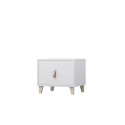Chevet enfant contemporain blanc Fidji