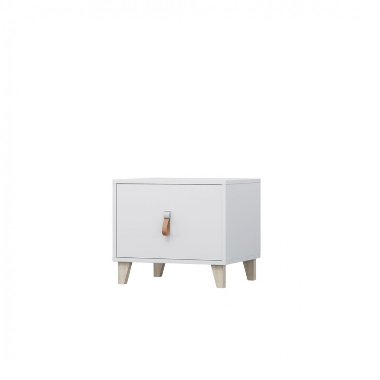 Chevet enfant contemporain blanc Fidji