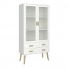 Vaisselier/argentier scandinave blanc Marthy