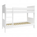 Lits superposés enfant contemporain blanc Bambino