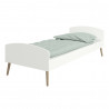 Chambre enfant scandinave blanc/chêne Lucas