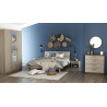 Commode adulte contemporaine chêne clair Fabienne