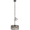 Suspension vintage en métal 1 lampe Ø 40 cm David