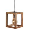 Suspension contemporaine en bois de manguier Rudy