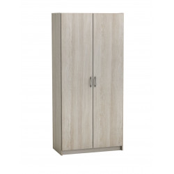 Armoire de rangement contemporaine chêne clair Fredo