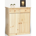 Meuble de rangement style nature en pin massif Diabolo