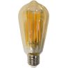 Ampoule LED filament E27 6W Ø6,4 cm