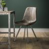 Chaise vintage en PU (lot de 4) Daryl