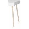 Bureau droit scandinave blanc Sven