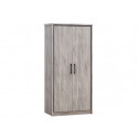 Armoire enfant contemporaine 100 cm chêne gris Oliviera