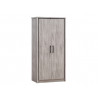 Armoire enfant contemporaine 100 cm chêne gris Oliviera