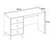 Bureau enfant blanc contemporain Fidji