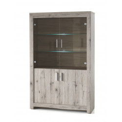 Vaisselier/argentier contemporain chêne gris Priscillia