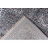 Tapis style oriental rouge avec franges Nain