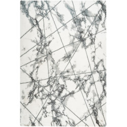 Tapis doux graphique shaggy scandinave marbré Marble