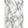 Tapis doux graphique shaggy scandinave marbré Marble