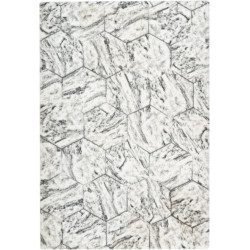Tapis marbré doux géométrique shaggy Marble
