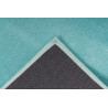 Tapis en polyester doux uni design Mamba