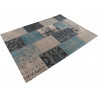 Tapis patchwork plat ethnique rectangle Pacino