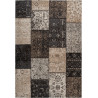 Tapis patchwork plat ethnique rectangle Pacino